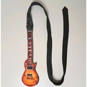 Why Knot Gibson Electric Guitar Novelty Necktie Neck Tie Why-Knot Mens